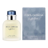 Perfume D&g Light Blue Masculino Edt 75ml Original + Brinde