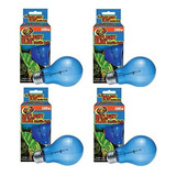 (paquete De 4) Zoo Med Daylight Blue Reptiles Bombillas - 10