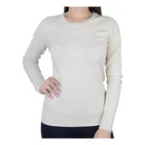 Blusa Feminina Facinelli By Mooncity Tricot Areia - 651017