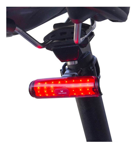 Luz Led Trasera Bicicleta Recargable Usb Van Halen Van Curve