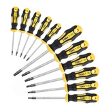 Kit Juego Destornilladores 11 Piezas Torx Estrella T6 A T40 