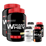 Kit 2x Whey Protein + 2x Bcaa + 2x Creatina - Frete Grátis