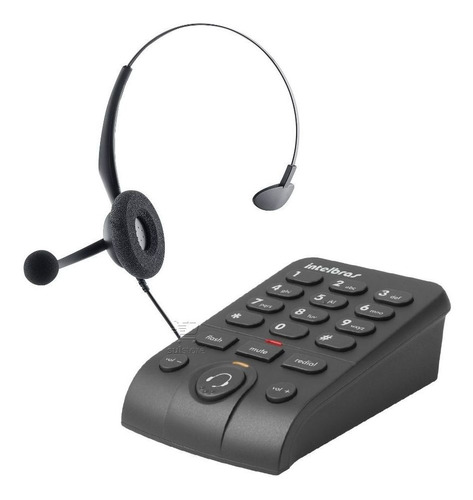 Telefone Headset Fone Intelbras Para Call Center Atendimento