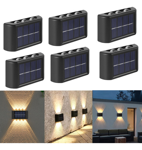 Lámpara De Pared Solar Luces Solares Impermeables Para Exter