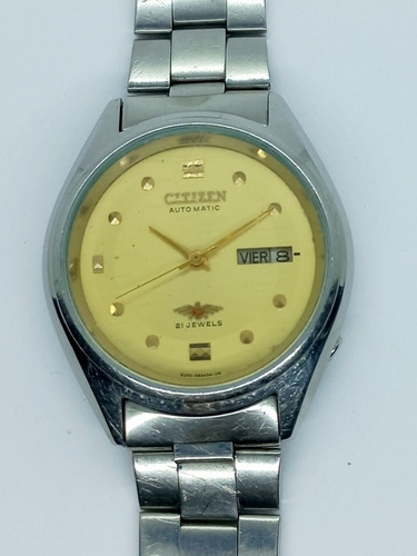 Citizen Caballero Automático Original 80's Doble Fechador 