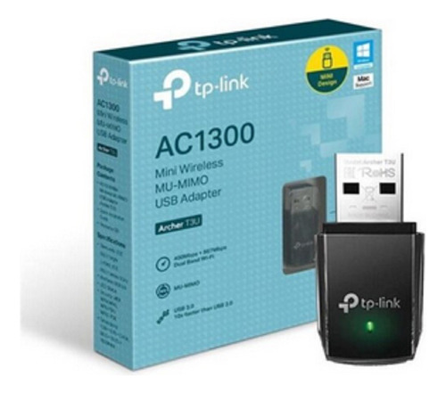 Adaptador Tp-link Ac1300 Archer T3u Mini  Usb 3.0 400 Mbps