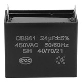 Cbb61 Generador De Condensador De Arranque 450 V Ca 24 Uf Pa