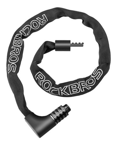 Candado Bicicleta Rockbros Cadena Seguridad Clave + Llave 