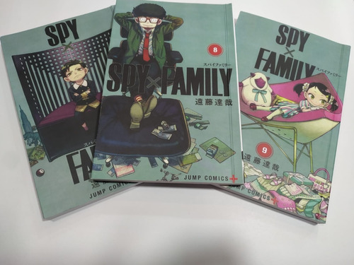 Set X 3 Manga Spy X Family, Español, Colección Libros 7 8 9