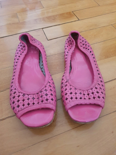 Zapatos Chatitas Caladas Fucsia Natacha Mujer Talle 36