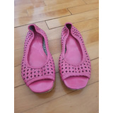 Zapatos Chatitas Caladas Fucsia Natacha Mujer Talle 36