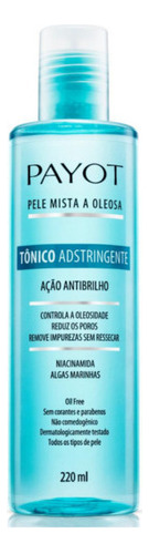 Tônico Adstringente Pele Mista Oleosa Ação Antibrilho Payot 