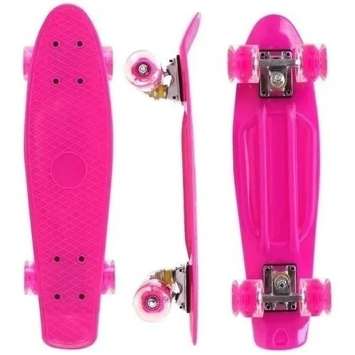 Patineta Skate Tipo Penny Tabla Long Board Rosada