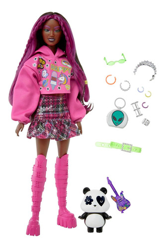 Barbie Muñeca Con Panda De Mascotas, Extra, Juguetes Para .