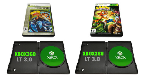 Juego Para Xbox 360 - Chip Lt3.0 - Crash Bandicoo A Eleccion