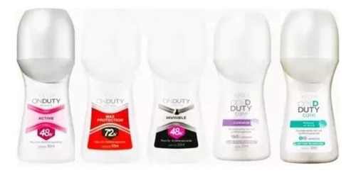 Roll-on On Duty Avon Feminino Kit 5 Unidades