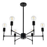 Candelabro Moderno Absorb Dome Light Con Neoglint De Metal