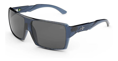 Óculos De Sol Mormaii Aruba 2 Azul Translucido Lente Cinza