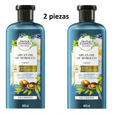 Shampoo Herbal,aceite De Argán,vera,algas Marinas 2 Piezas