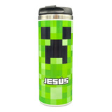 Termo Vaso Creeper Videojuego De Cubos Personalizado