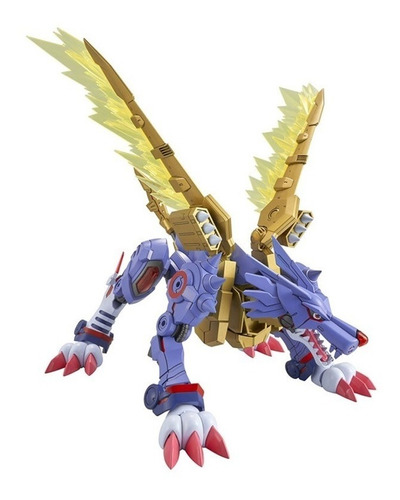Boneco Metalgarurumon Amplified Digimon Bandai Figure-rise