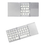 Teclado Bluetooth Inalámbrico Universal Con Tacto Blanco