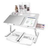 Laptop Bed Tray Desk, Adjustable Lap Desk For Bed, Foldable