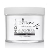 Ezflow Polímero Hd Acrylic Powder X 113g Uñas Esculpidas Color Clear