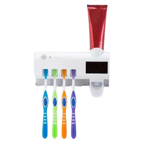 Dispensador Crema Dental Esterilizador De Cepillos