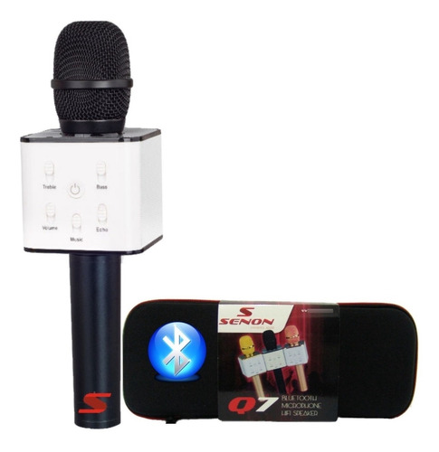 Microfono Portatil Senon Parlante Bluetooth Usb Karaoke Cuo