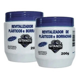 Kit Com 2 Uni Revitalizador De Plasticos 200g Gitanes 