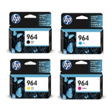 Pack 4 Tintas Hp 964 Originales Hp 9010 9016 9018 9020