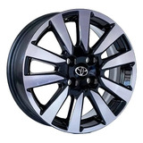 Rodas Toyota Etios Cross Aro 14 R81 Jogo 4 Rodas + Bicos Cor Preto Diamantado