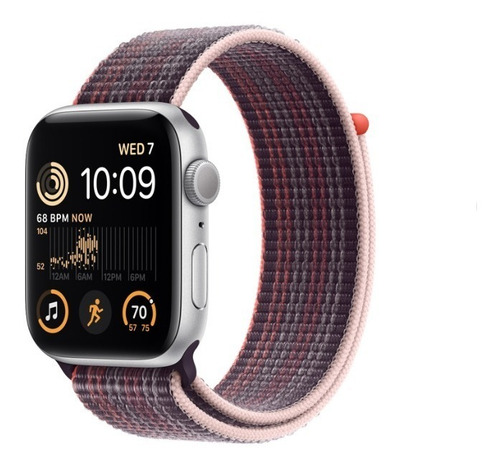 Apple Watch Se 44mm A2723 Aluminio Silver Sport Loop Gps