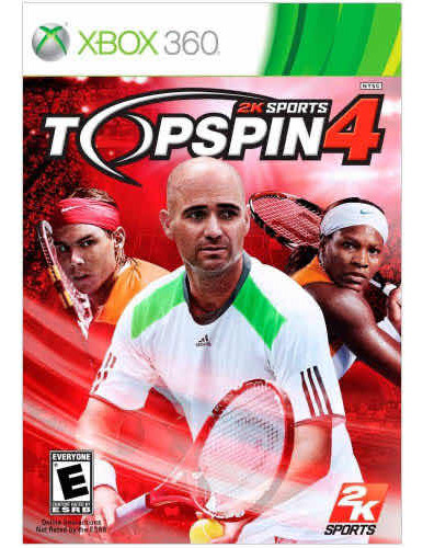 Jogo Xbox 360 Top Spin 4 Fisico Original