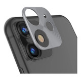 Protector Camara Aluminio Plateado  P/ iPhone 11 