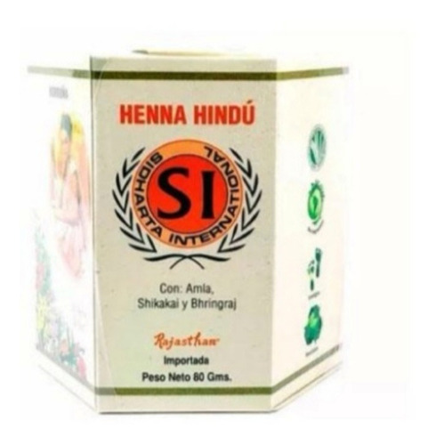 Henna Hindú Tinte Natural Color Cogñac - g a $338