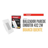 Kit 15x Balizador Led 2w 4x2 Avant Branco Quente 3000k