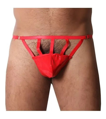 Cueca Jockstrap Sadomasoquista Lingerie Sexy Fio Dental 