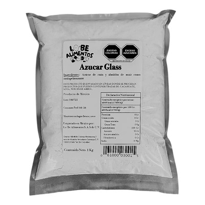 Azucar glass LOBE Bolsa 1 Kg Repostería y Decoración | MercadoLibre