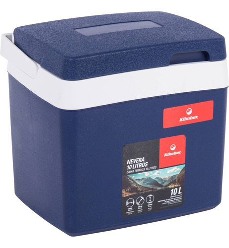 Nevera Portátil Polipropileno Azul 10 Litros Classic Klimber