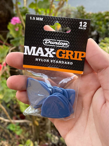 Uñetas Dunlop Max Grip Antideslizante 1,5 Pack De 12