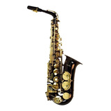 Silvertone Slsx019 Saxofon Alto Eb  Llaves Doradas + Case 