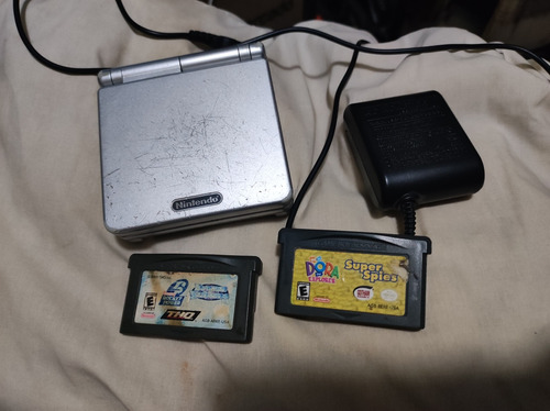 Gameboy Sp Con 2 Juegos Gb Advance Nintendo Portátil 