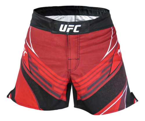  Short Fit Ufc Venum Oficial Fight Night Men's Shorts - Red