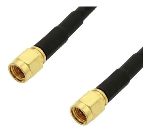 Cable Coaxial Antena Pigtail Rg58 A/u Sma Macho A Macho 30cm