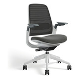 Steelcase Silla De Oficina Serie 1, Ruedas Para Piso Duro, . Color Grafito