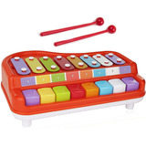 Toysery 2 En 1 Piano Xilofono  Juguete Educativo Para Niño