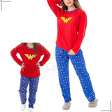 Pijama Mãe E Filha Minei Feminino Longo De Inverno Fechado