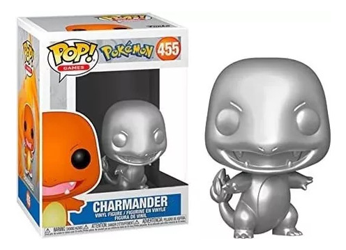 Funko Pop! Games Pokemon Charmander Versión Silver